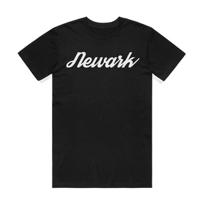 Newark Cursive T-Shirt Black, Create Your Own