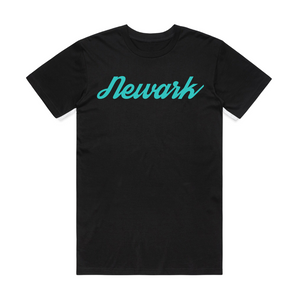 Newark Cursive T-Shirt Black, Create Your Own