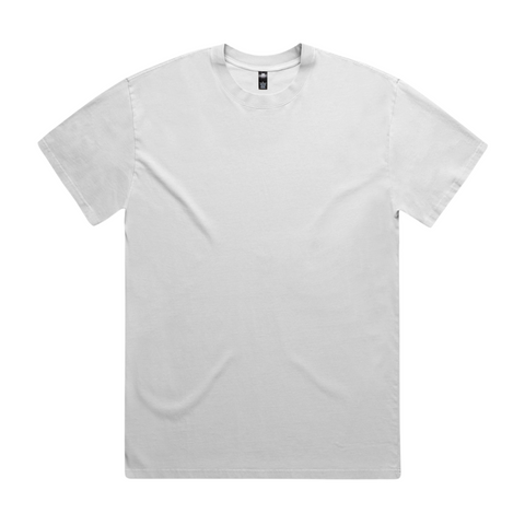 AS Colour Men's Heavy Faded 100% Carded Cotton 7.1 oz Short Sleeve T-Shirt White