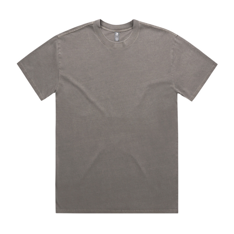 AS Colour Men's Heavy Faded 100% Carded Cotton 7.1 oz Short Sleeve T-Shirt Grey