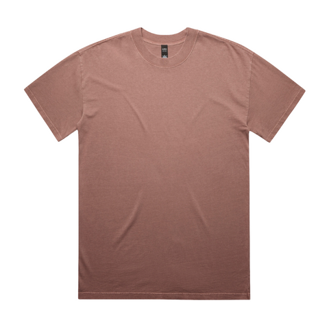 AS Colour Men's Heavy Faded 100% Carded Cotton 7.1 oz Short Sleeve T-Shirt Pink