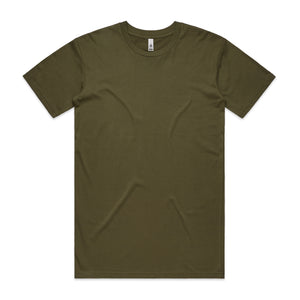 CUSTOM BASIC T-SHIRT · REGULAR FIT · 4.7 OZ · ARMY