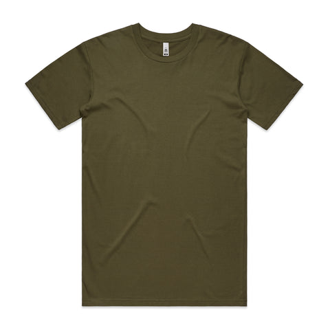 CUSTOM BASIC T-SHIRT · REGULAR FIT · 4.7 OZ · ARMY