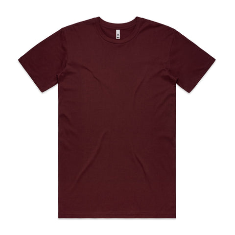 Custom Basic T-Shirt · Regular Fit · 4.7 Oz · Burgundy