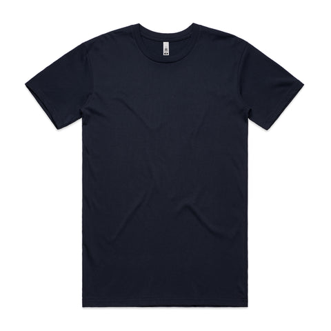 CUSTOM BASIC T-SHIRT · REGULAR FIT · 4.7 OZ · NAVY BLUE