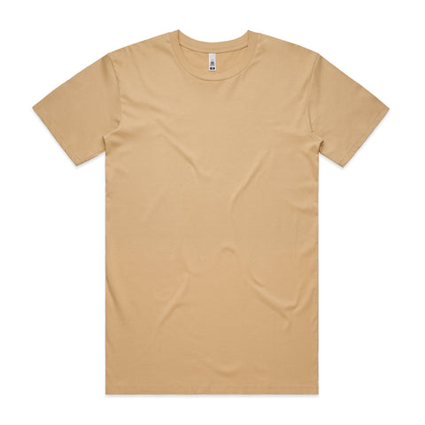 CUSTOM BASIC T-SHIRT · REGULAR FIT · 4.7 OZ · TAN