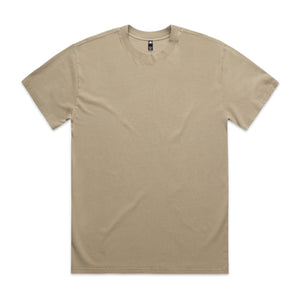Custom Heavyweight T-Shirt · Relaxed Fit · 7.1 Oz · Faded Khaki