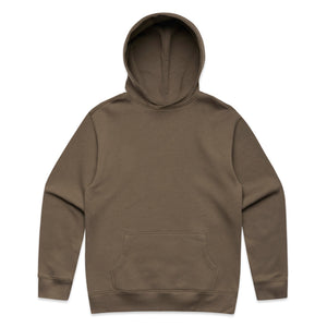 Custom Hoodie Relaxed Fit Midweight 9.4 oz in Walnut