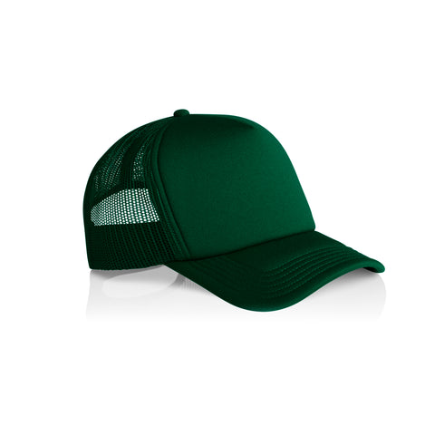 Forest Green Custom Trucker Hat with Foam Front and Mesh Back