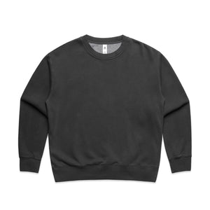 Sudadera personalizada para mujer · Corte holgado · Peso medio 250 g · Negro descolorido