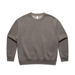 Sudadera personalizada para mujer · Corte holgado · Peso medio 255 g · Gris descolorido
