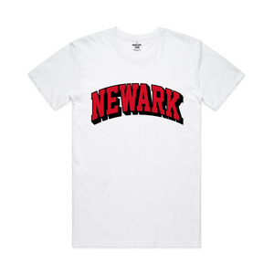 Newark Collegiate Arch T-Shirt White Red Logo