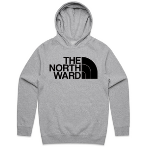 Newark The North Ward Hoodie Grey Black Logo